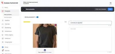 Cadastre produtos automaticamente com descrições geradas por IA