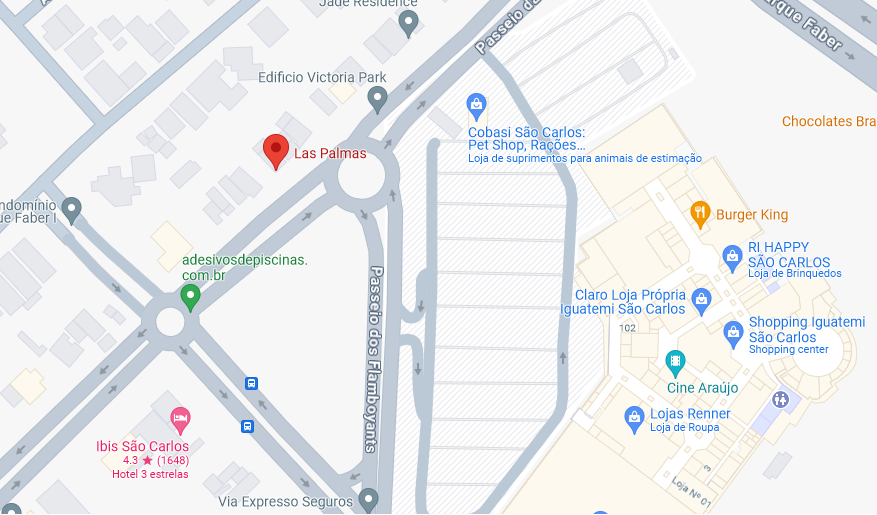 Localização da Acesso Comercial em São Carlos, São Paulo