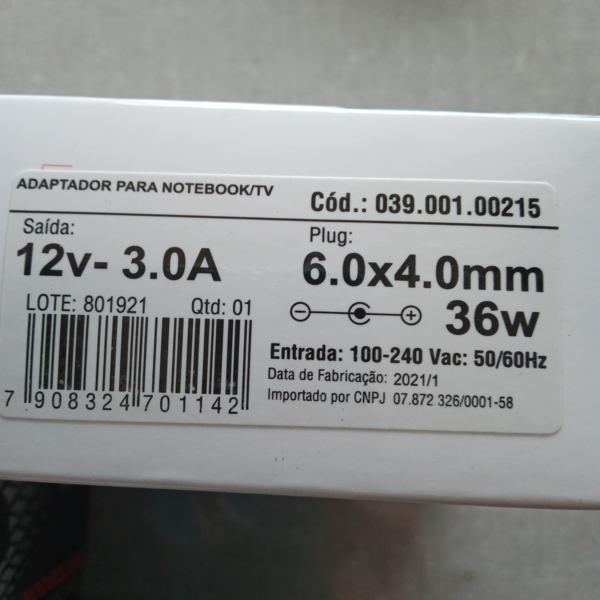Adaptador para Notebook e TV.  - 3