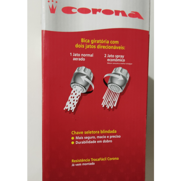 Torneira Articulável de bancada 127V 4 temperaturas Corona - 2