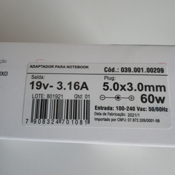 Adaptador para Notebook  - 3