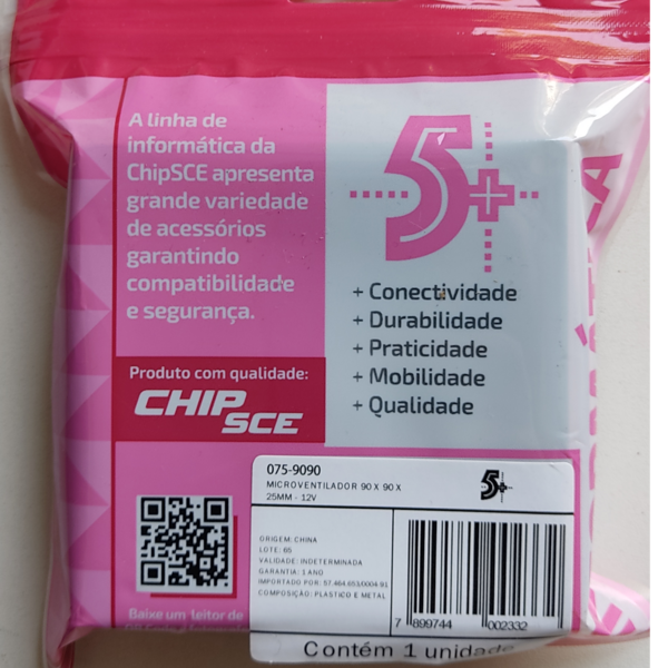 Microventilador / Ventoinha / Cooler Chip sce 90x90x25 - 2